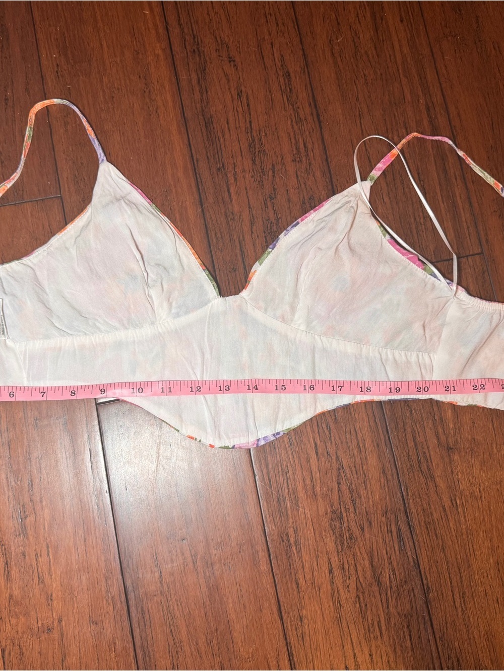 Princess Polly Floral Corset Style Crop Top Adjustable Straps US Size 4 - Picture 12 of 12